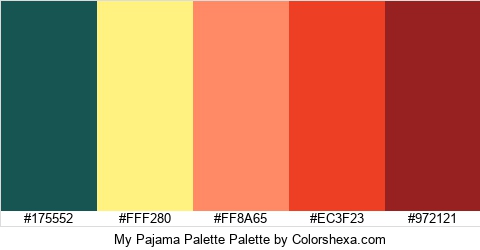 My Pajama Palette Colors Logo