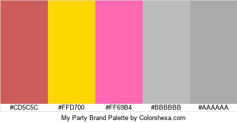 My Party Brand Colors Logo