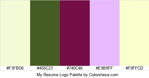 My Resume Logo Colors Logo
