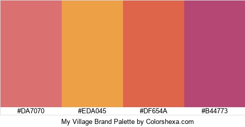 My Village Brand Colors Logo