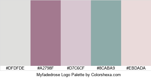 Myfadedrose Logo Colors Logo