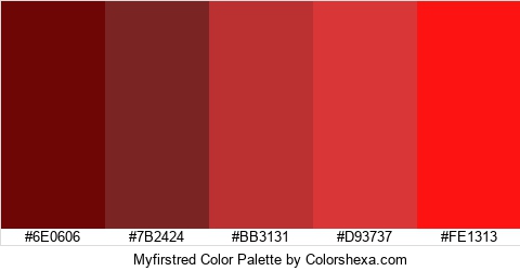 Myfirstred Color Colors Logo