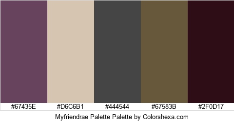 Myfriendrae Palette Colors Logo