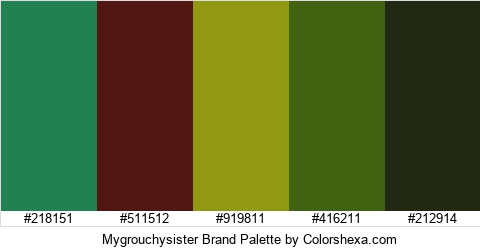 Mygrouchysister Brand Colors Logo