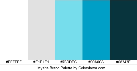 Mysite Brand Colors Logo
