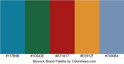 Mysock Brand Colors Logo