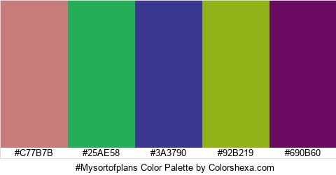 #Mysortofplans Color Colors Logo