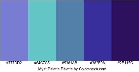 Myst Palette Colors Logo
