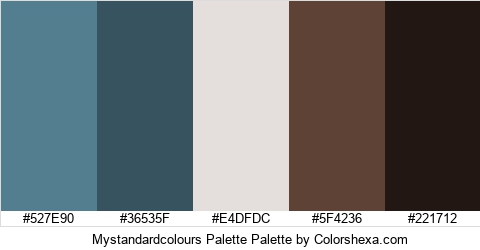 Mystandardcolours Palette Colors Logo