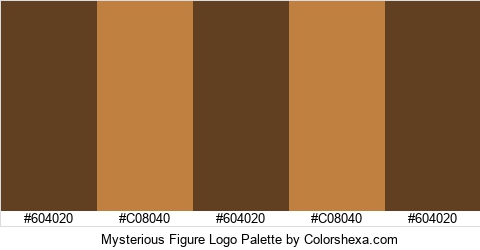 Mysterious Figure Logo Colors Logo