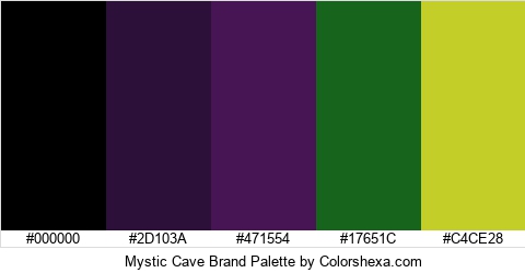 Mystic Cave Brand Colors Logo