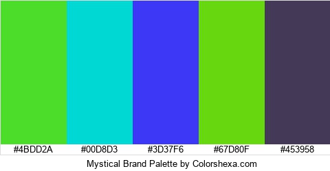 Mystical Brand Colors Logo