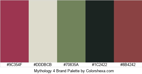 Mythology 4 Brand Colors Logo
