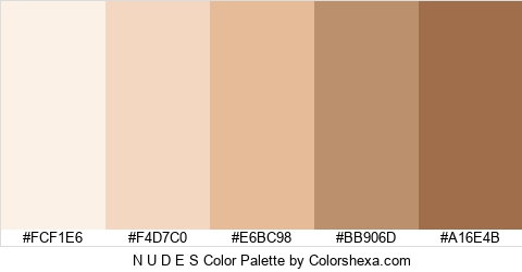 N U D E S Color Colors Logo