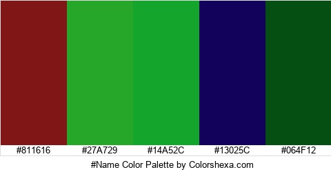 #Name Color Colors Logo
