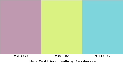 Namo World Brand Colors Logo