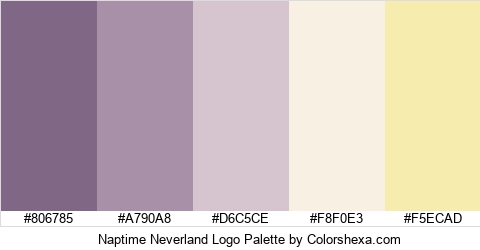 Naptime Neverland Logo Colors Logo