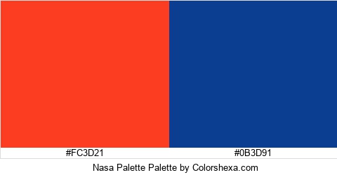 Nasa Palette Colors Logo
