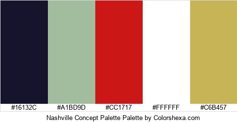 Nashville Concept Palette Colors Logo