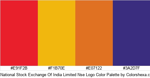 National Stock Exchange Of India Limited Nse Logo Color Colors Logo