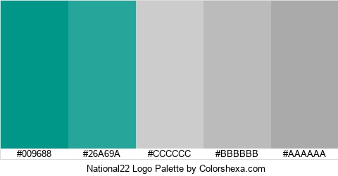 National22 Logo Colors Logo
