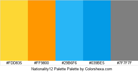 Nationality12 Palette Colors Logo