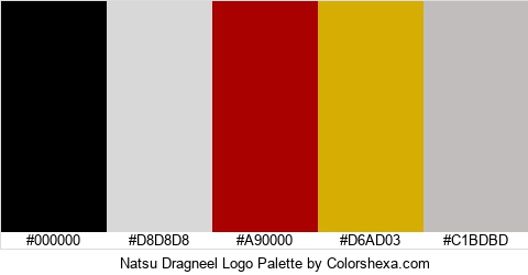 Natsu Dragneel Logo Colors Logo