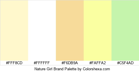 Nature Girl Brand Colors Logo