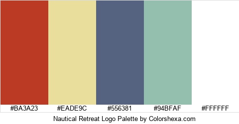 Nautical Retreat Logo Colors Logo