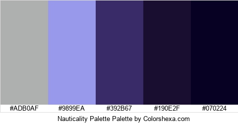 Nauticality Palette Colors Logo