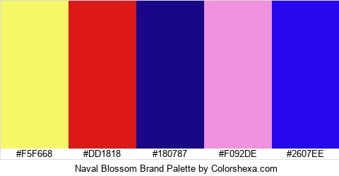 Naval Blossom Brand Colors Logo