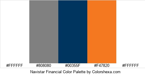 Navistar Financial Color Colors Logo