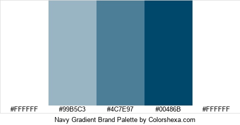 Navy Gradient Brand Colors Logo