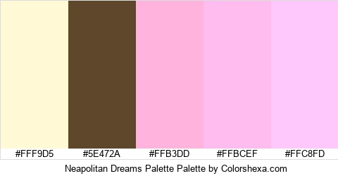 Neapolitan Dreams Palette Colors Logo