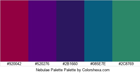 Nebulae Palette Colors Logo
