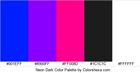 Neon Dark Color Colors Logo