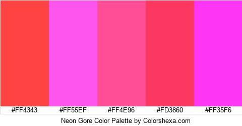 Neon Gore Color Colors Logo