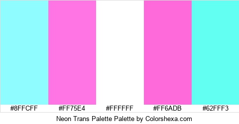 Neon Trans Palette Colors Logo