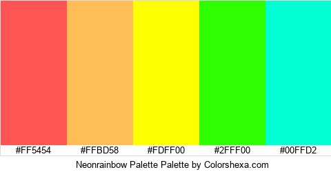 Neonrainbow Palette Colors Logo