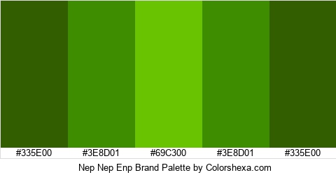 Nep Nep Enp Brand Colors Logo
