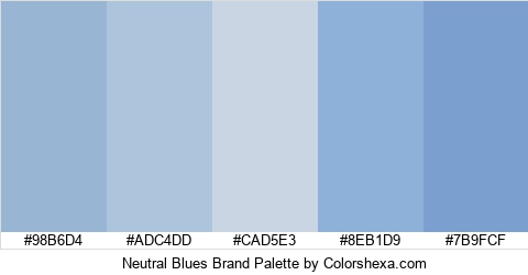 Neutral Blues Brand Colors Logo