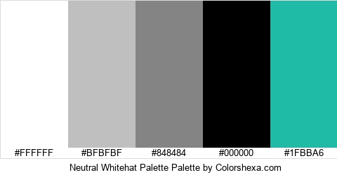 Neutral Whitehat Palette Colors Logo
