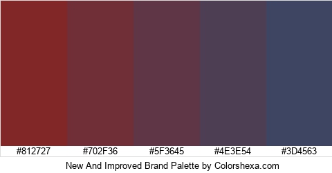 New And Improved Brand Colors Logo