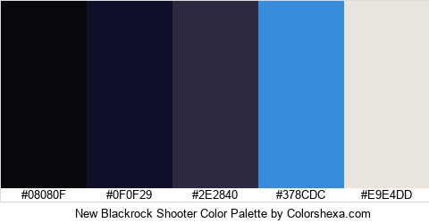 New Blackrock Shooter Color Colors Logo