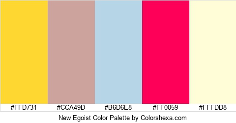 New Egoist Color Colors Logo