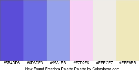 New Found Freedom Palette Colors Logo
