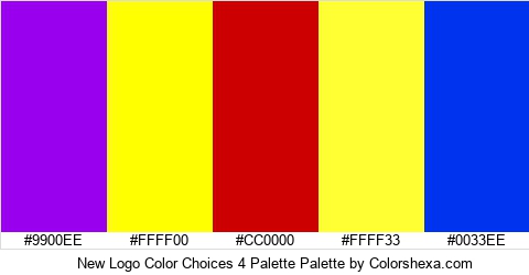New Logo Color Choices 4 Palette Colors Logo