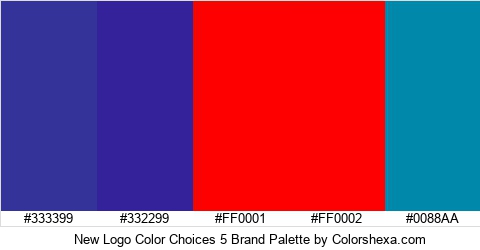 New Logo Color Choices 5 Brand Colors Logo