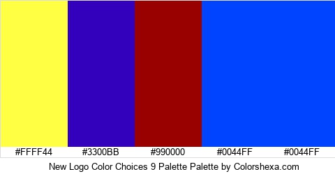 New Logo Color Choices 9 Palette Colors Logo
