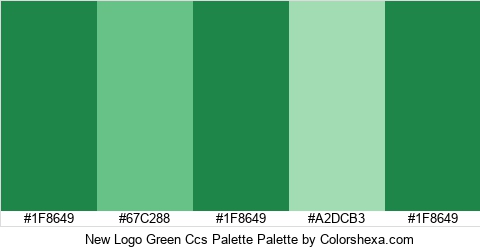 New Logo Green Ccs Palette Colors Logo